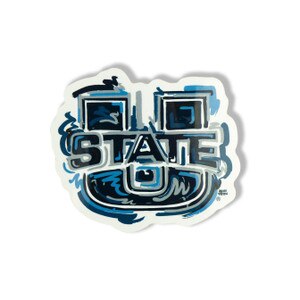 U-State Painted Sticker